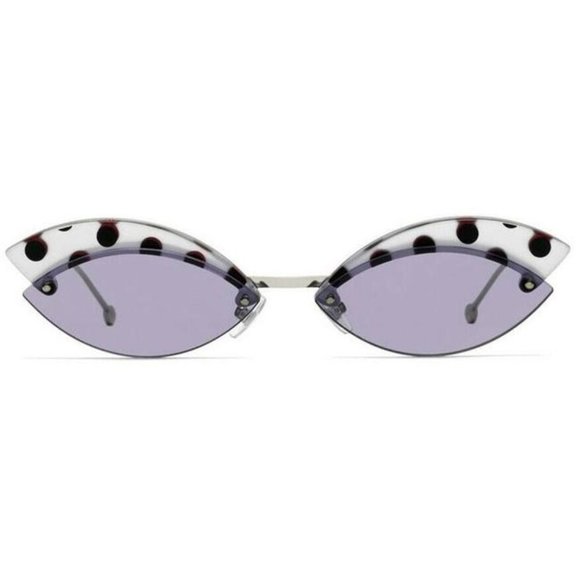 Fendi Defender Women Sunglasses Lilac Lens
